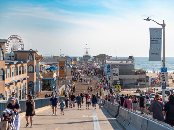 Santa Monica State Beach: Pier, Boardwalk & Map