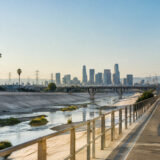 Navigating the Los Angeles River bike path