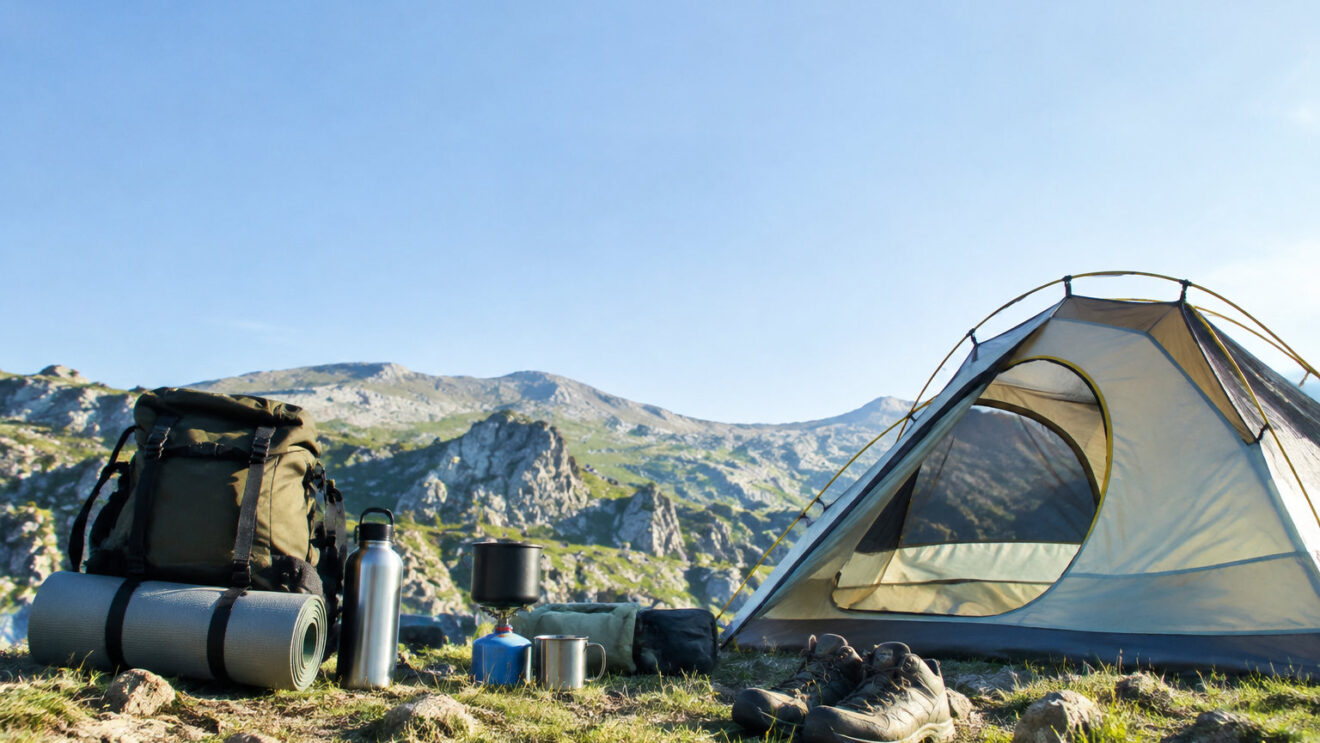 Essential camping gear for beginners starting their first outdoor trip