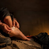 Treating a blister while hiking without making it worse