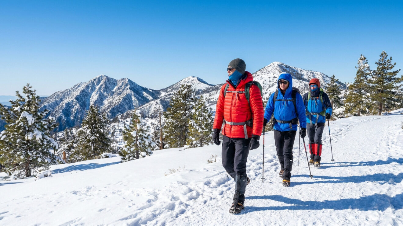 The essential winter hiking gear list for SoCal mountains